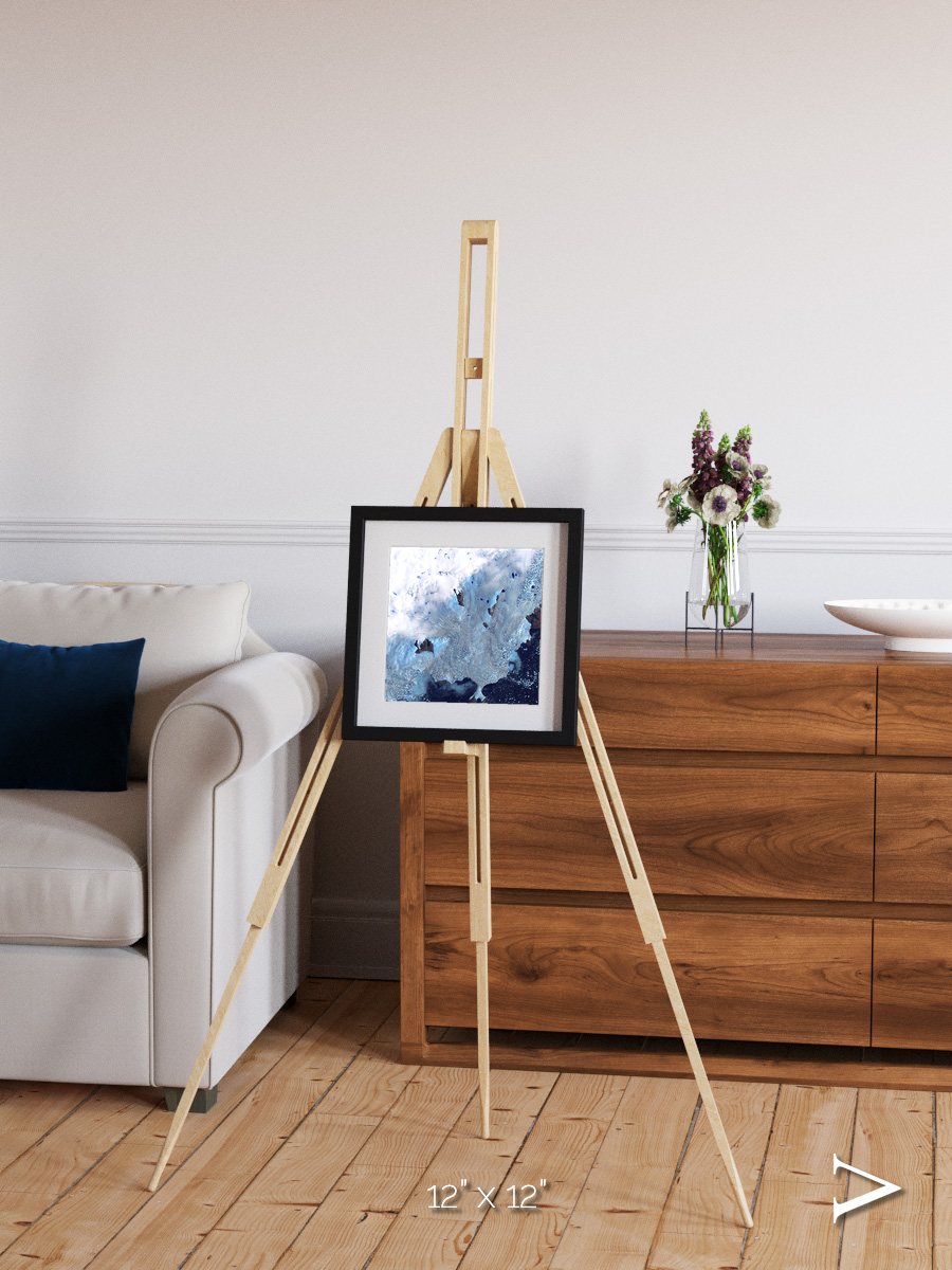 Waterways, Greenland Coast Framed & Mounted Print