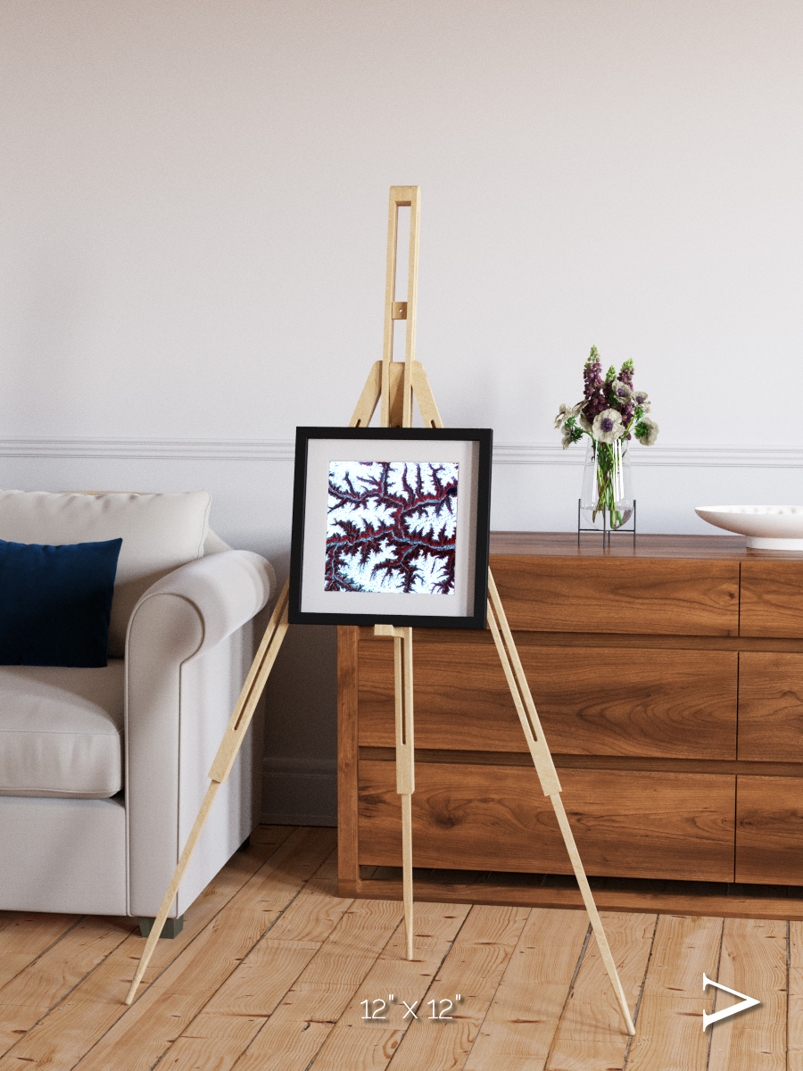 Ribbon River, Himalayas Framed & Mounted Print