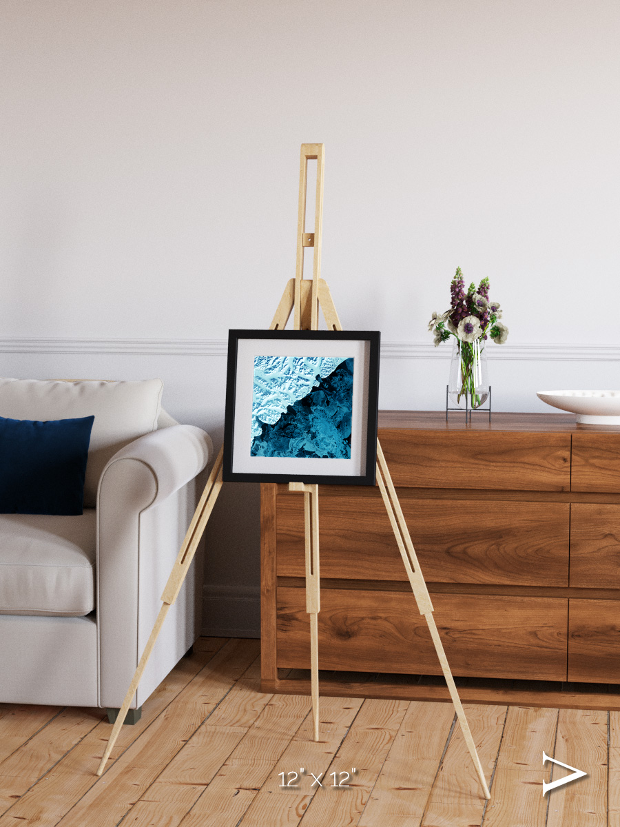 Glacial Passage, Kamchatka Peninsula Framed & Mounted Print