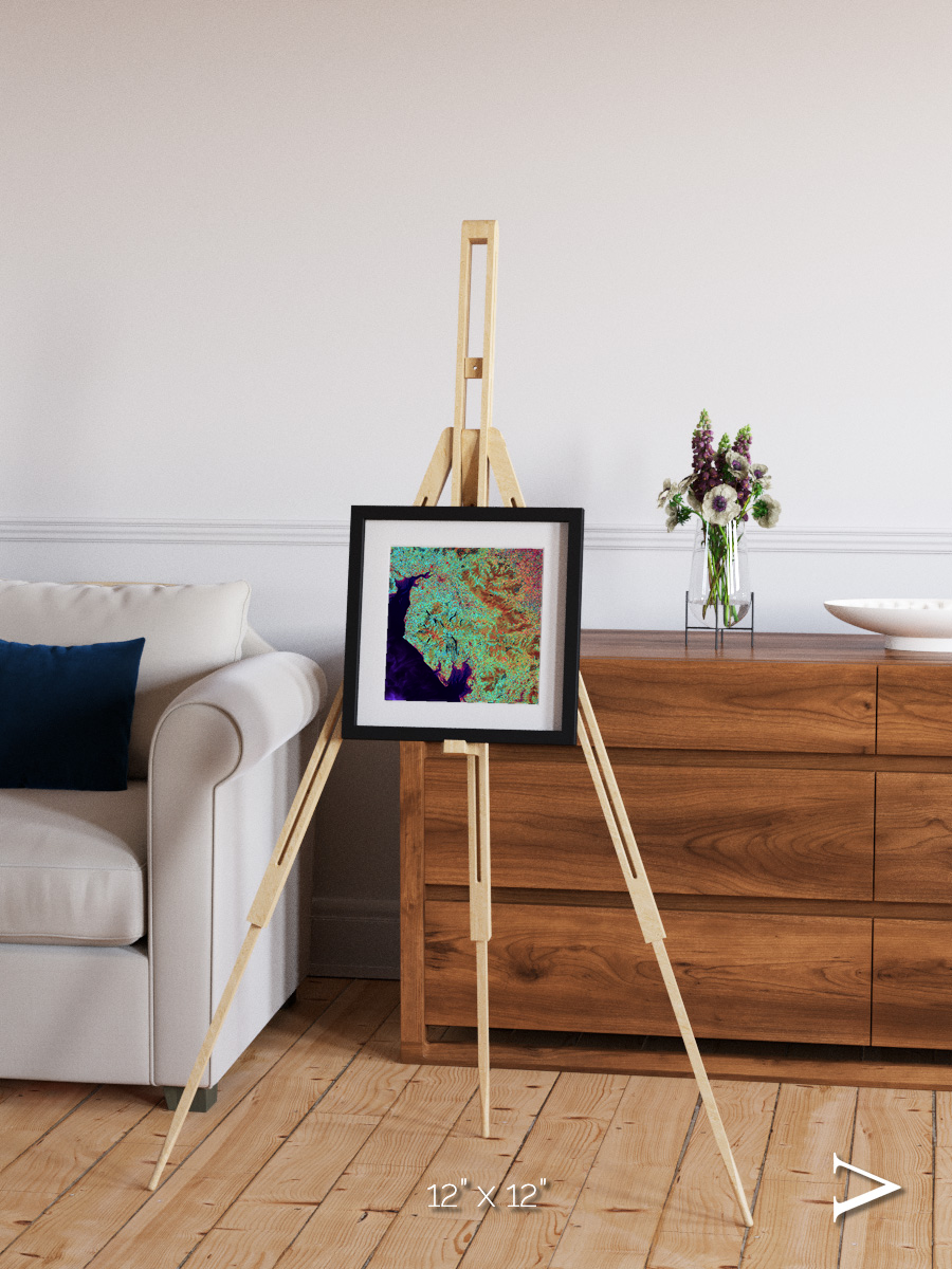 Polar Flow, Lake District Framed & Mounted Print