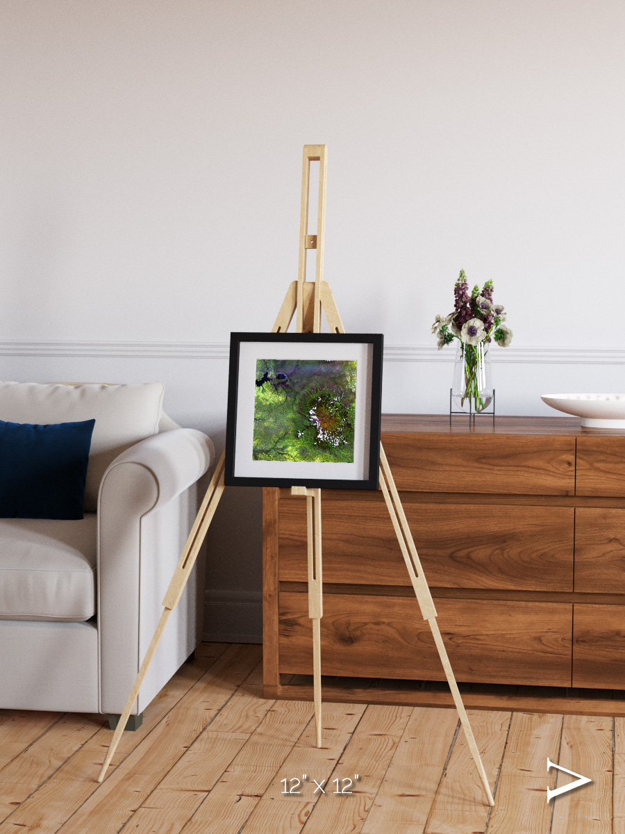 Vortex Trails, Mount Elgon Framed & Mounted Print