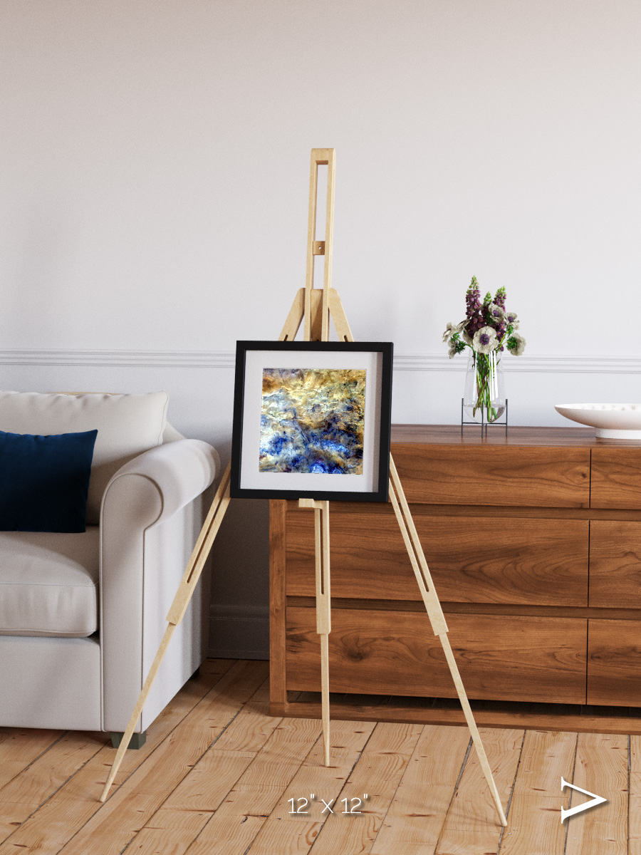 Heat Scars, No Mans Land Framed & Mounted Print