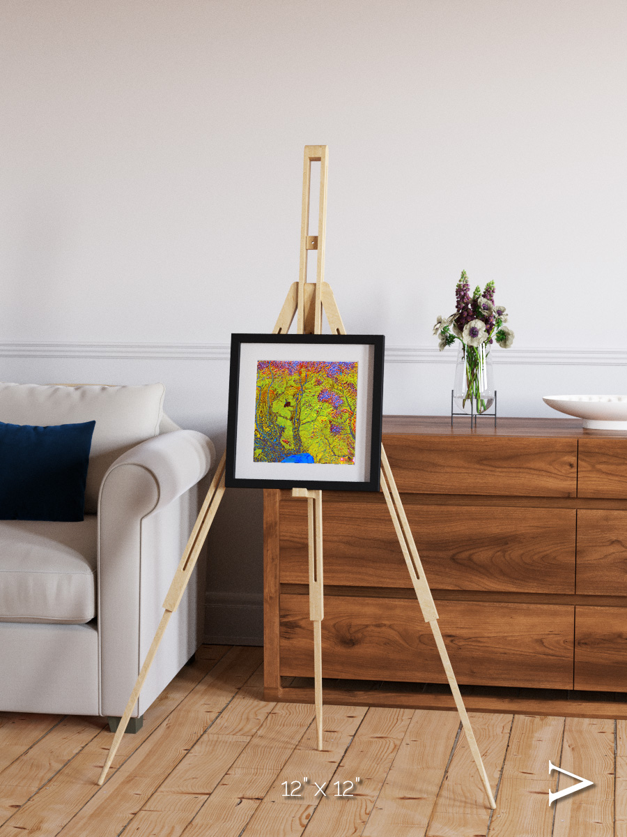 Glacial Ribbons, Chaunskaya Bay Framed & Mounted Print