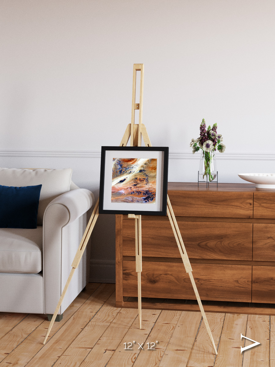 Shifting Dunes, Terkezi Oasis Framed & Mounted Print