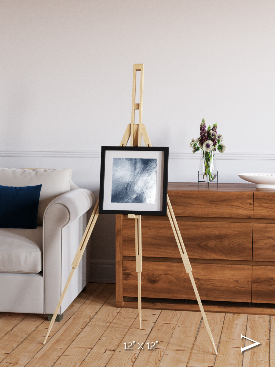 Wind Signatures, Whirlpool Cloud Framed & Mounted Print