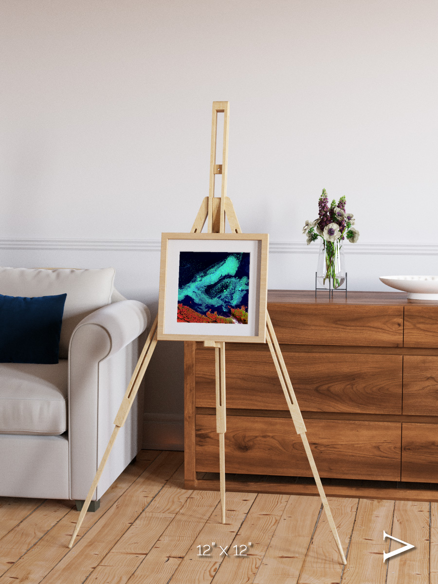 Frozen Currents, Foxe Basin Framed & Mounted Print