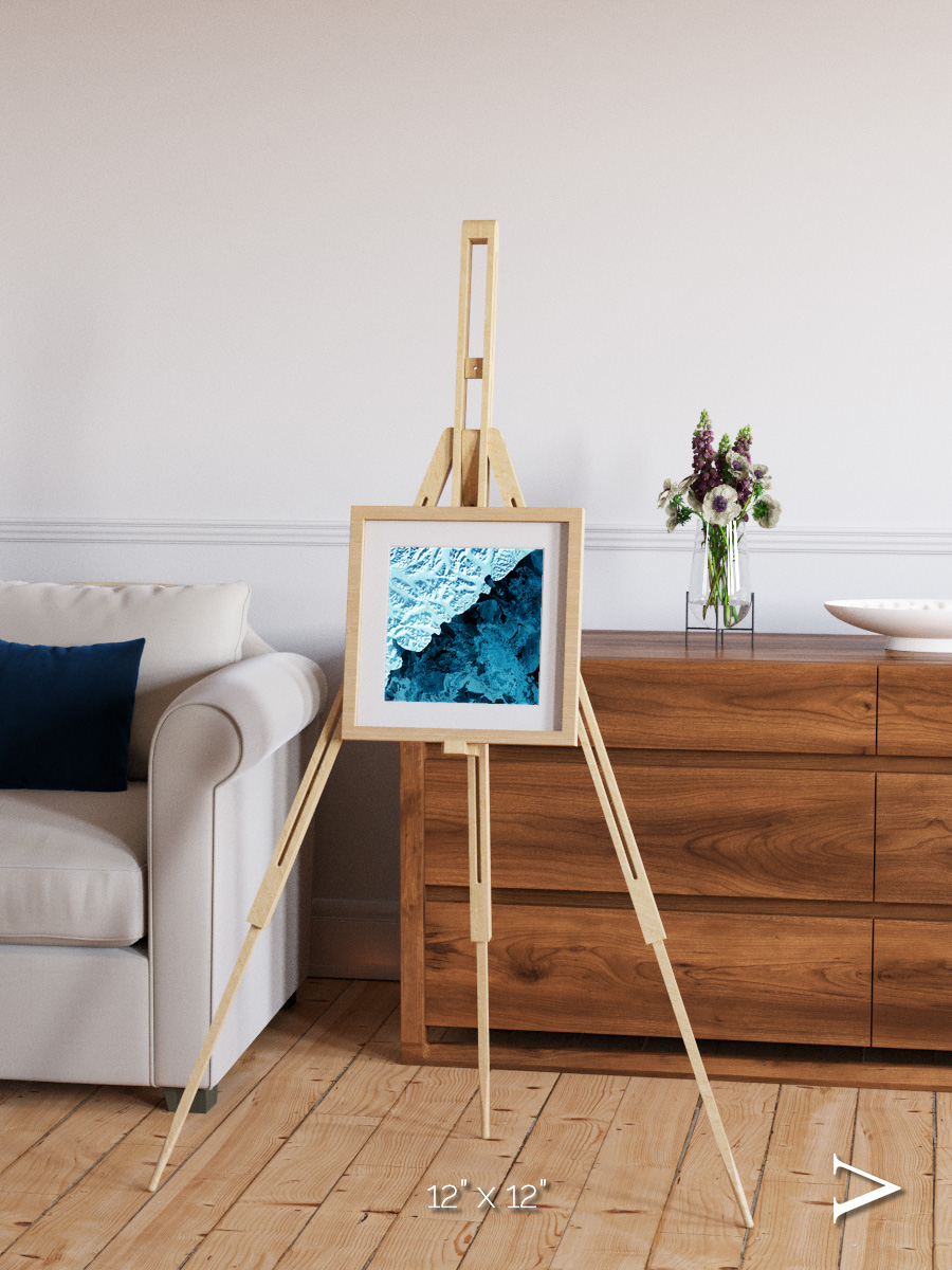 Glacial Passage, Kamchatka Peninsula Framed & Mounted Print