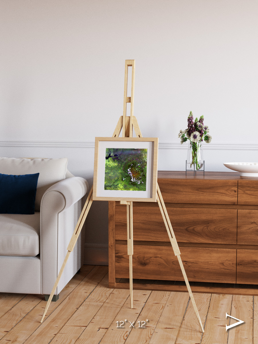 Vortex Trails, Mount Elgon Framed & Mounted Print