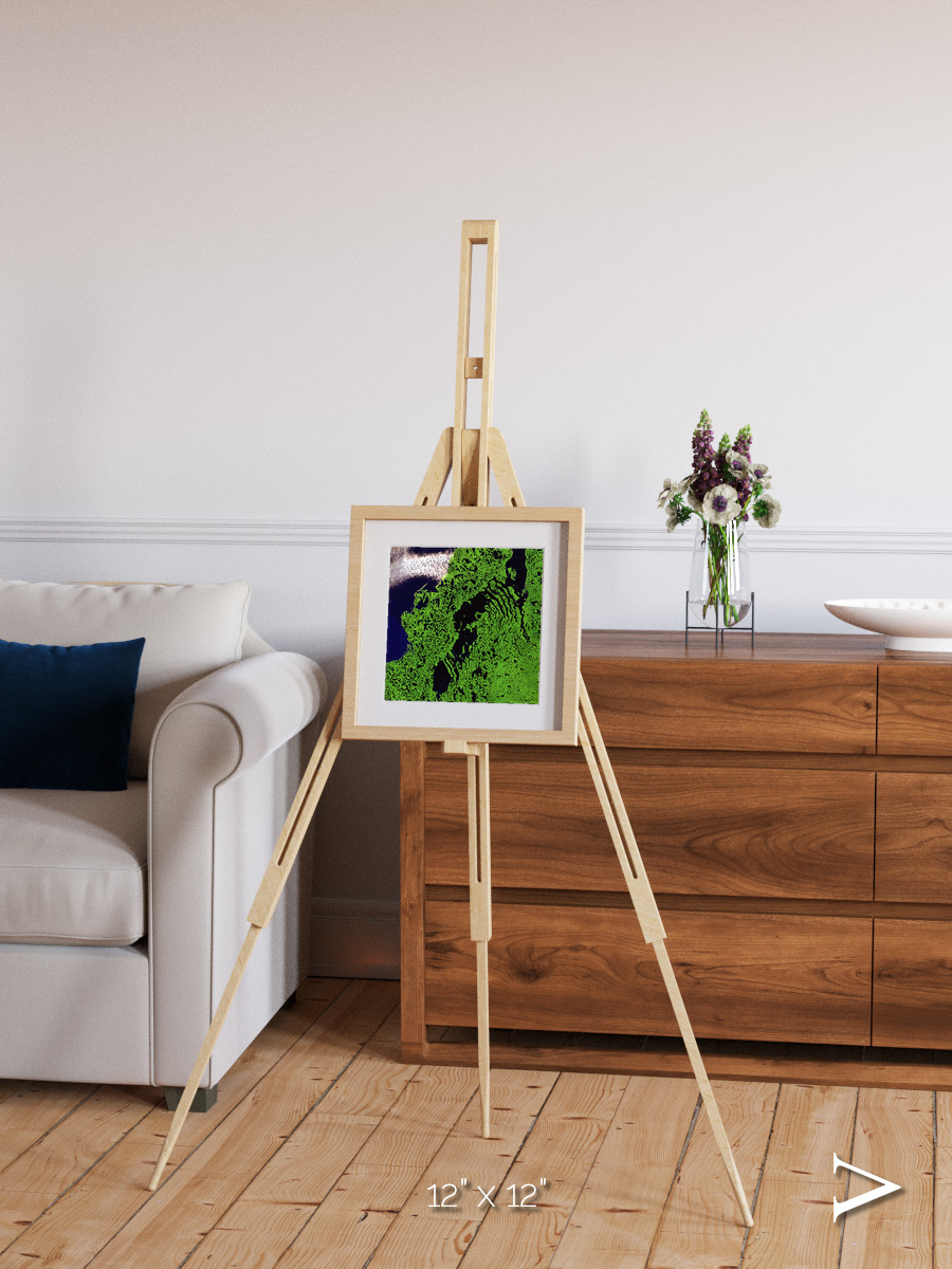 Tundra Reach, Liverpool Bay Framed & Mounted Print