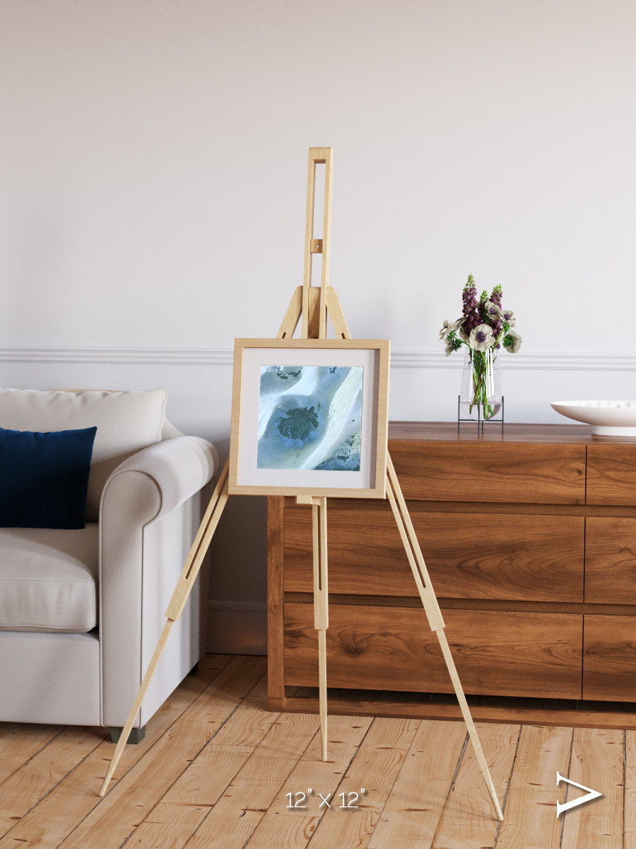 Shifting Dunes, Sahara Desert Framed & Mounted Print