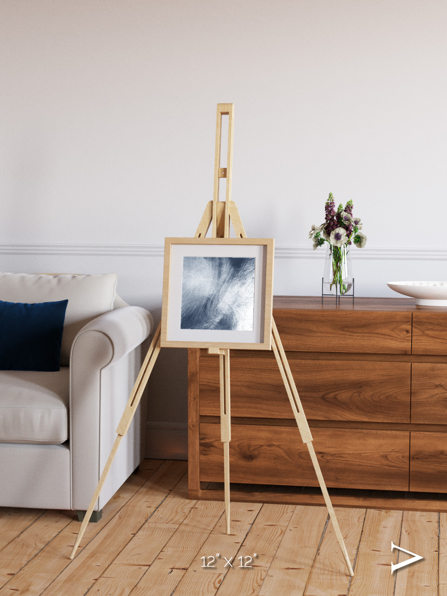 Wind Signatures, Whirlpool Cloud Framed & Mounted Print