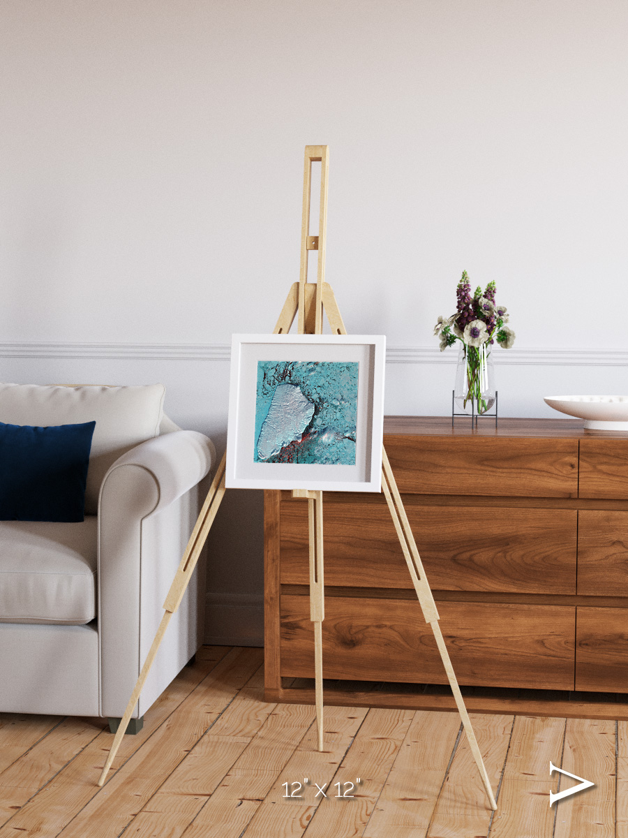 Island Sanctuary, Akpatok Island Framed & Mounted Print