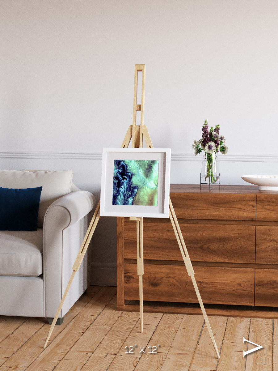 Shifting Skies, Aleutian Islands Framed & Mounted Print