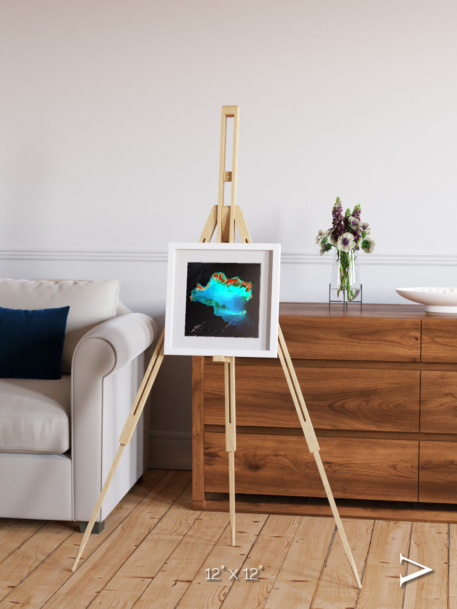 Arctic Outpost, Caribbean Luxury Framed & Mounted Print