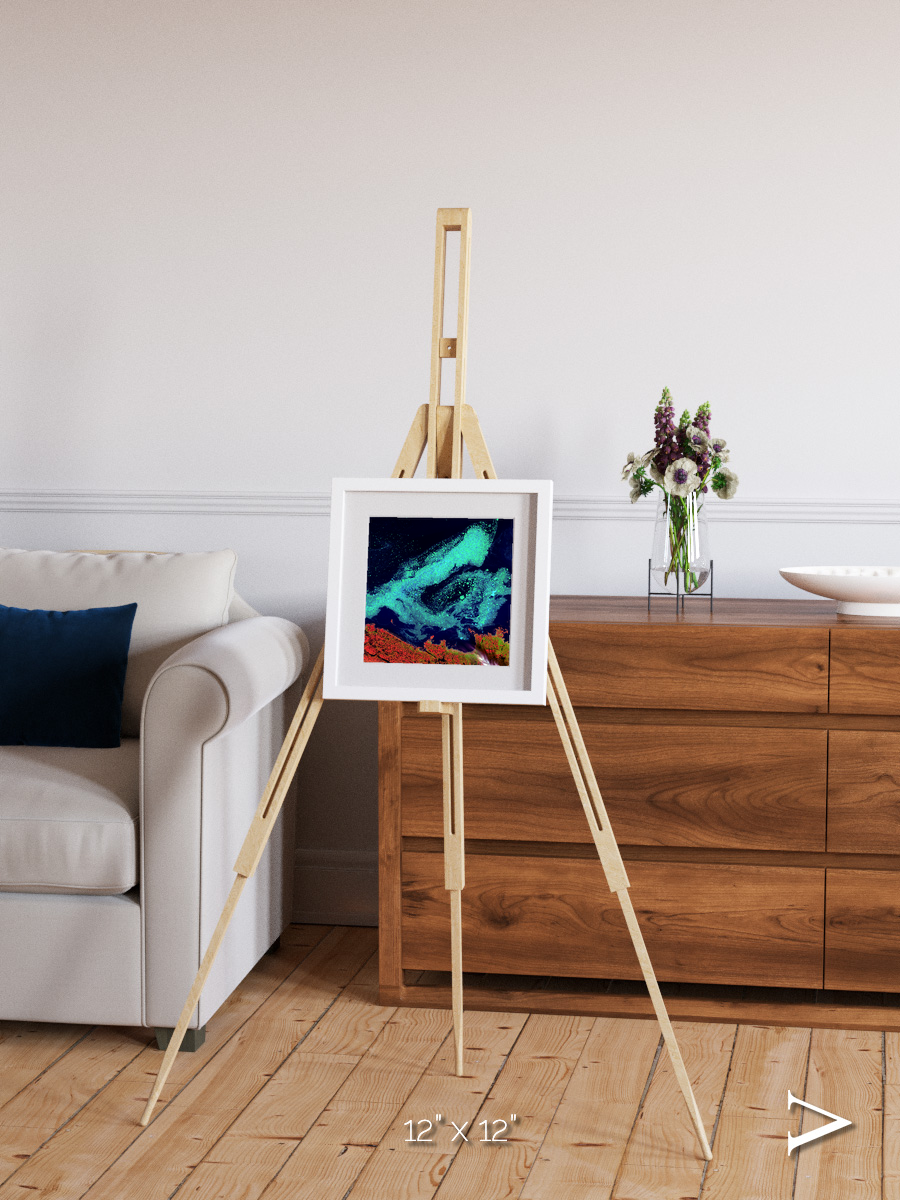 Frozen Currents, Foxe Basin Framed & Mounted Print