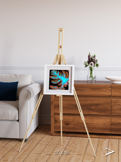 Frozen Currents, West Fjords Framed & Mounted Print