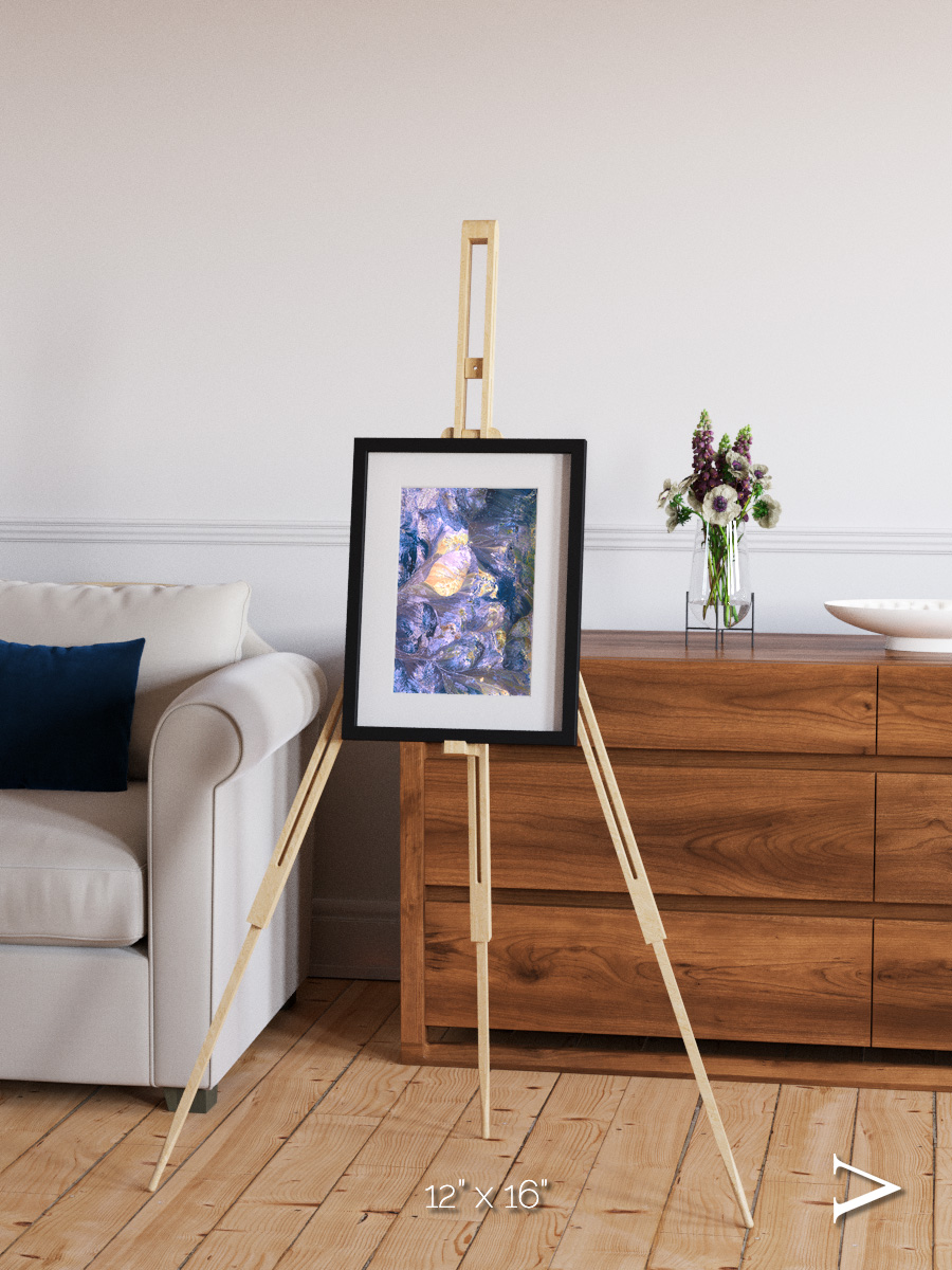 Heat Scars, Andes Framed & Mounted Print
