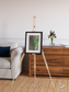 Channel Lines, Barreal Blanco Framed & Mounted Print