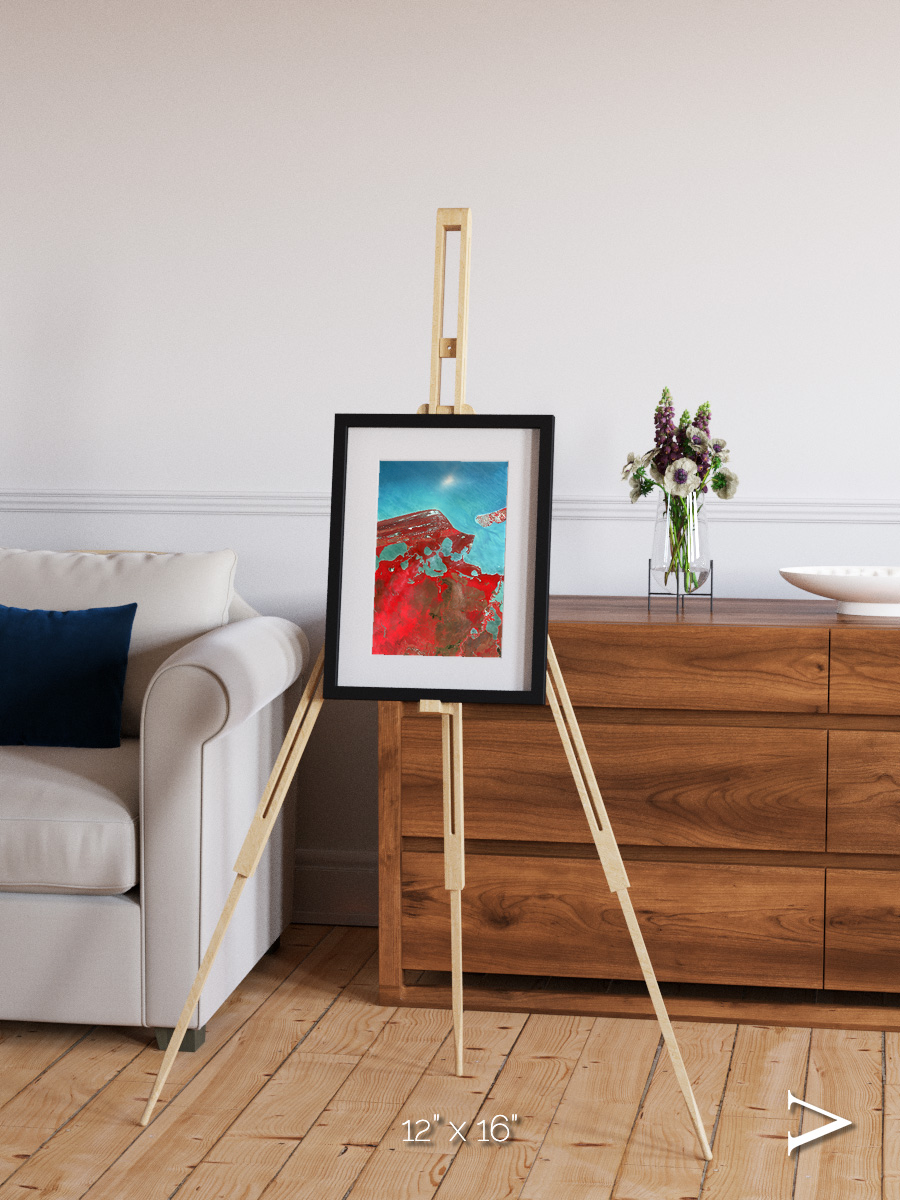 Remote Shores, Campeche Framed & Mounted Print