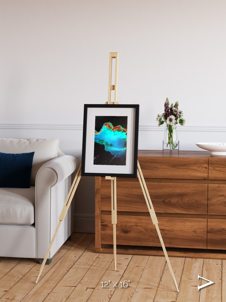 Arctic Outpost, Caribbean Luxury Framed & Mounted Print