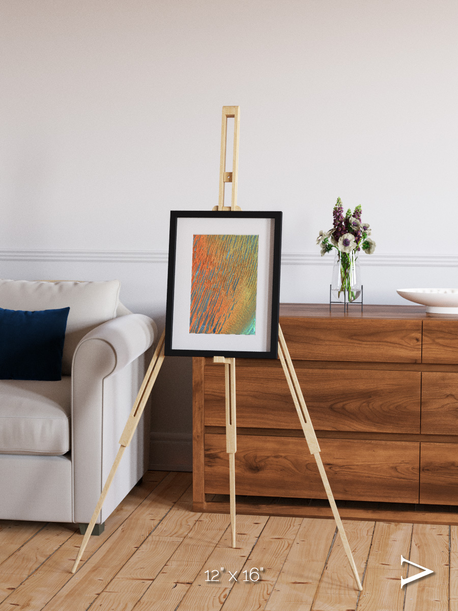 Windwritten Sands, Erg Chech Framed & Mounted Print