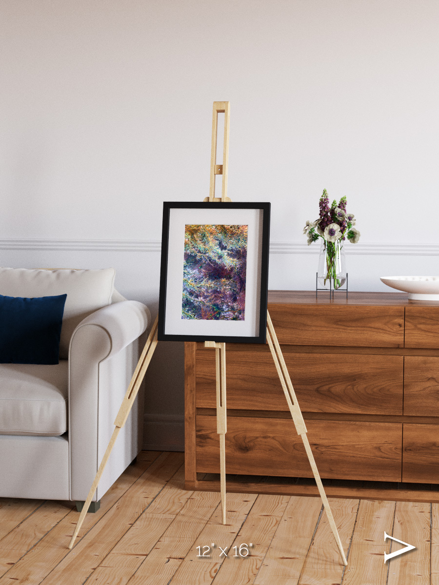 River and Plain, Ghadamis River Framed & Mounted Print