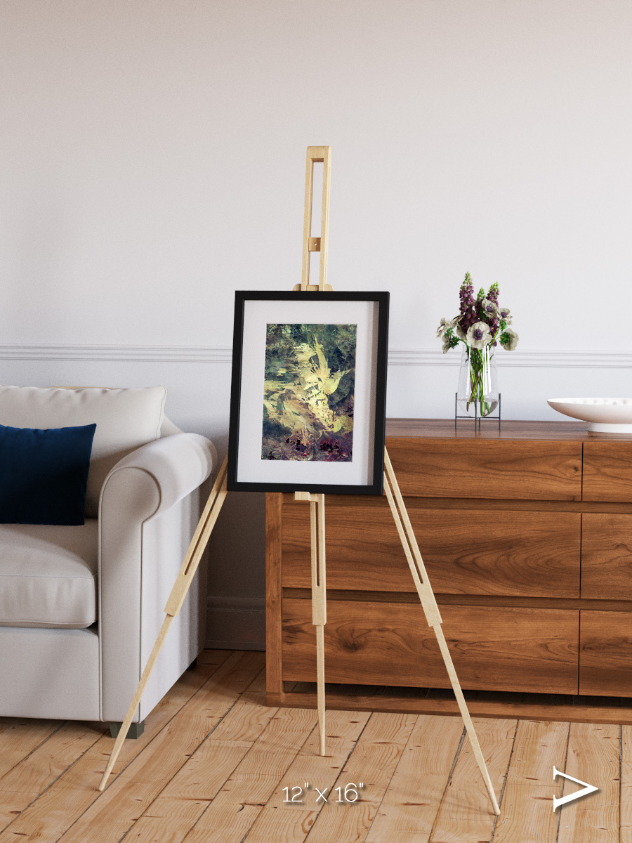 Windwritten Dunes, Great Sandy Scars Framed & Mounted Print