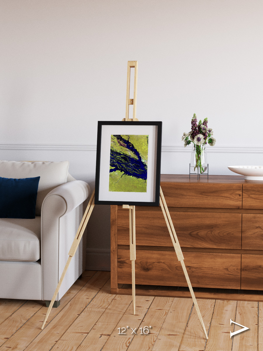 Painted Archipelago, Jau Park Framed & Mounted Print