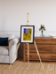 Saline Patterns, Lake Disappointment Framed & Mounted Print