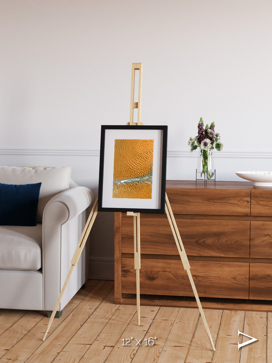 Sands in Motion, Namib Desert Framed & Mounted Print