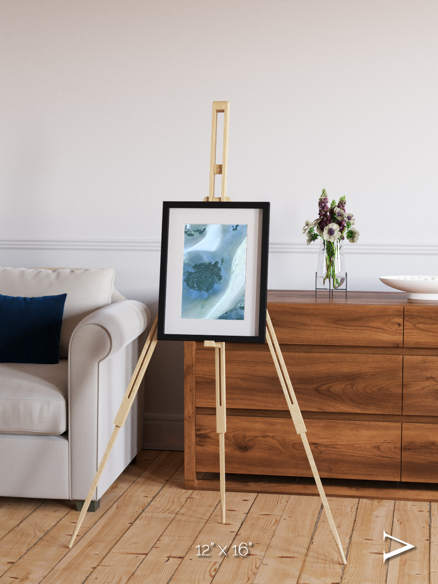 Shifting Dunes, Sahara Desert Framed & Mounted Print