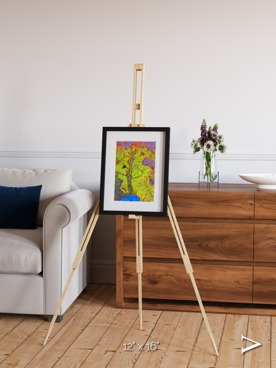 Glacial Ribbons, Chaunskaya Bay Framed & Mounted Print