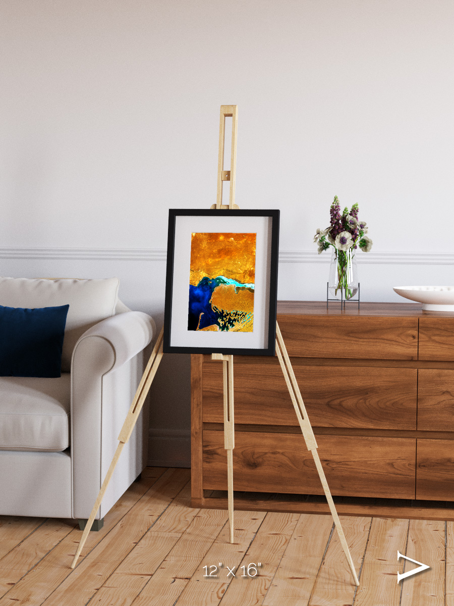 Coastal Phantom, Dardzha Peninsula Framed & Mounted Print