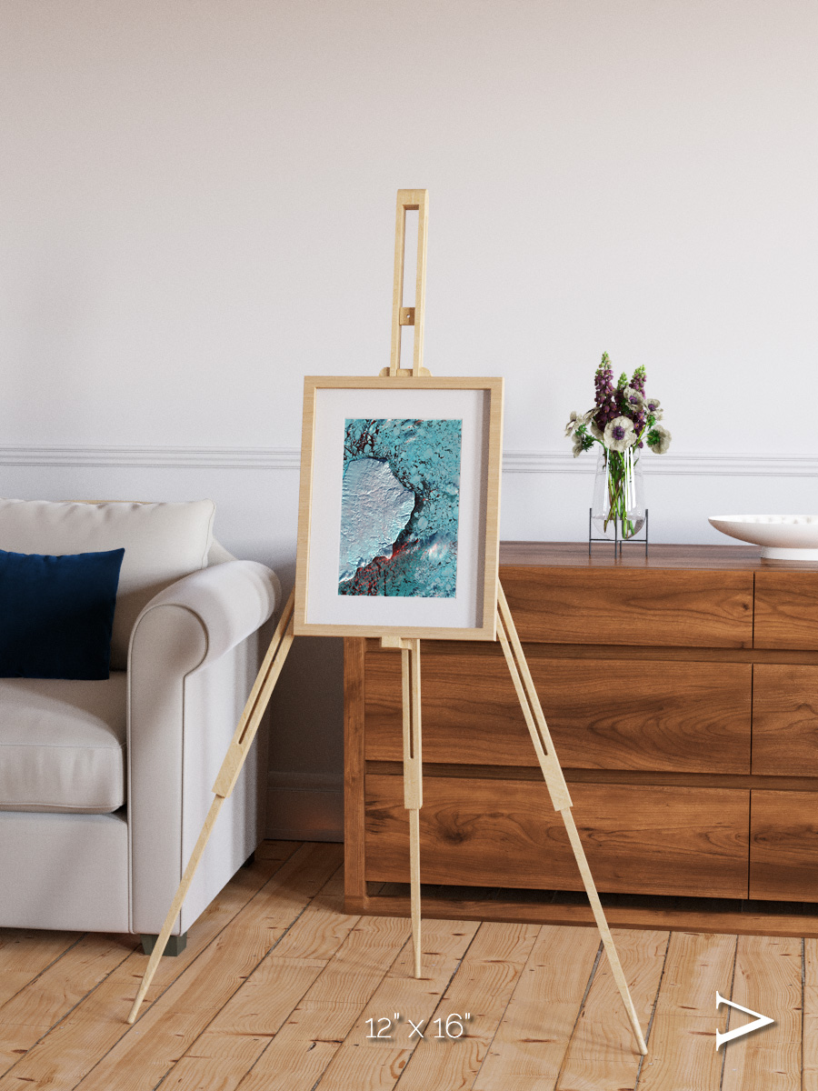 Island Sanctuary, Akpatok Island Framed & Mounted Print