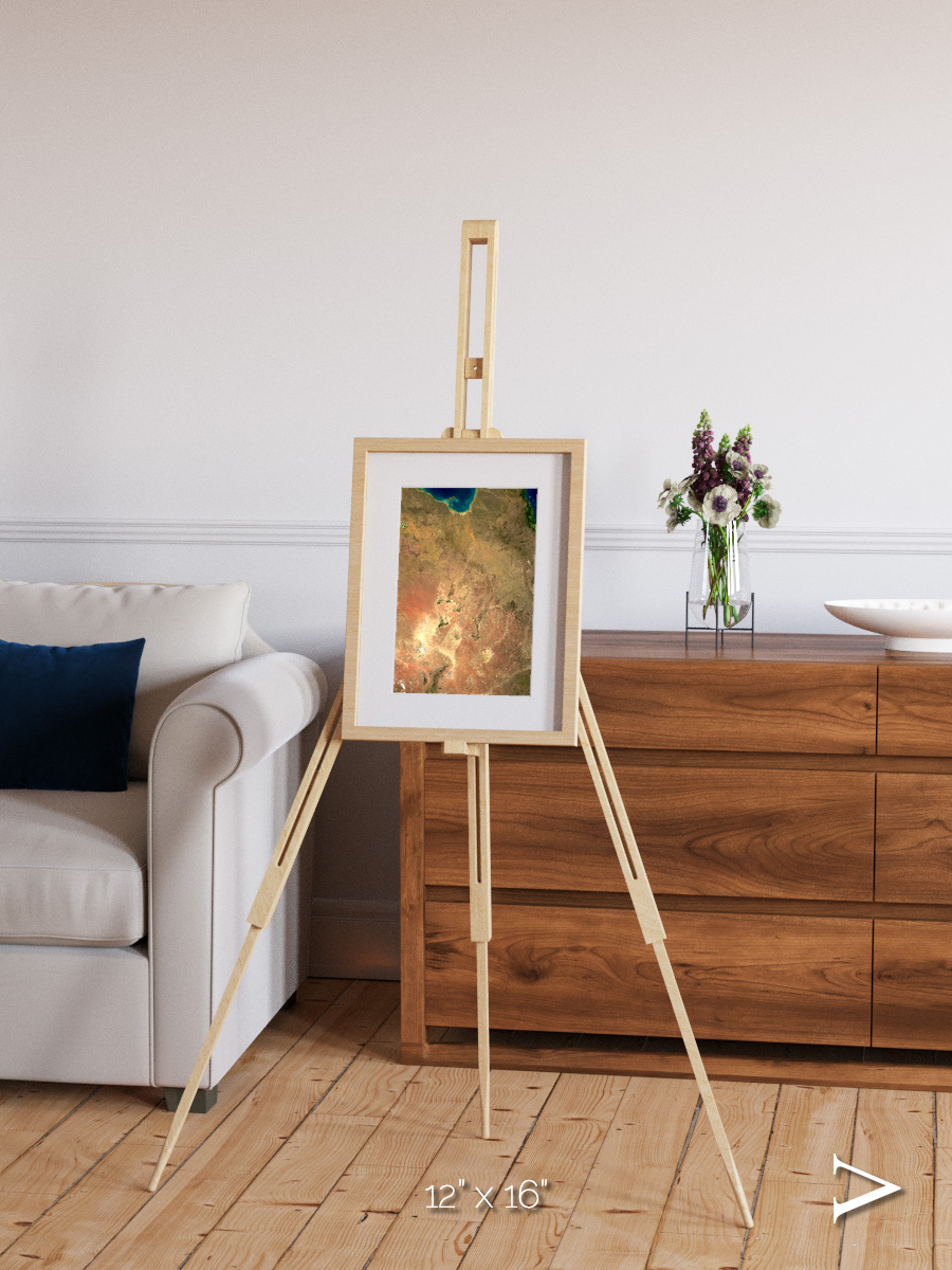 Winding Waters, Australia Framed & Mounted Print
