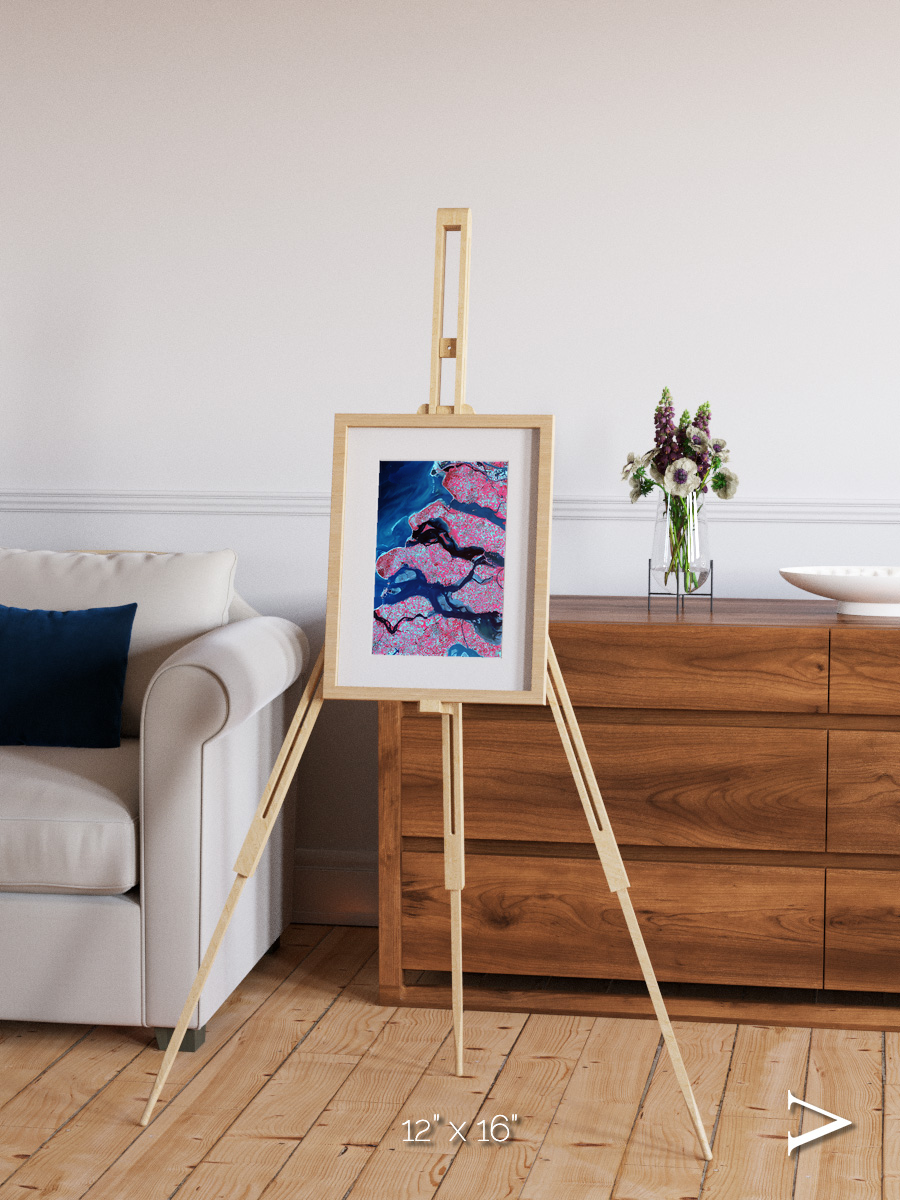 Windward Isles, Delta Region Netherlands Framed & Mounted Print