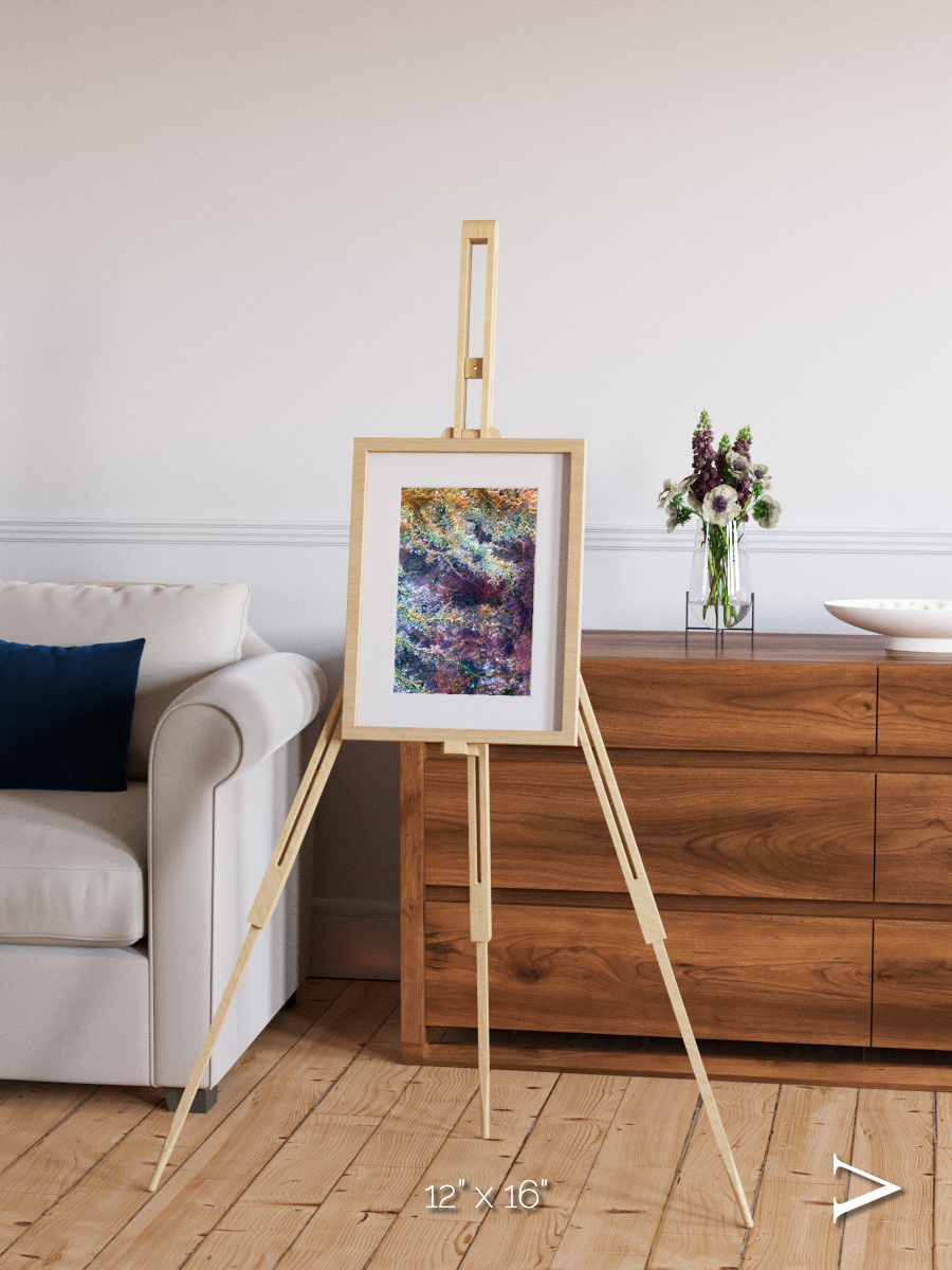 River and Plain, Ghadamis River Framed & Mounted Print