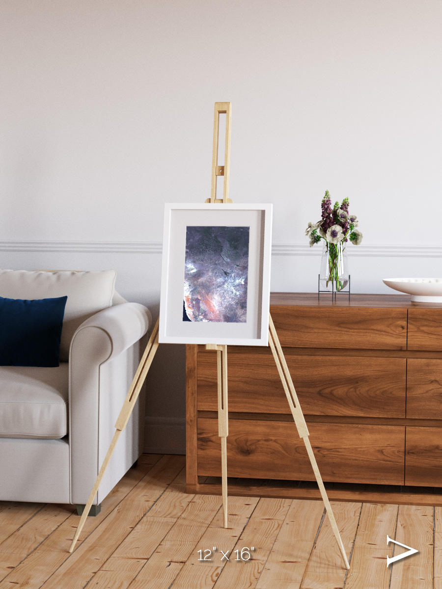 Sunlit Dunes, Africa Framed & Mounted Print