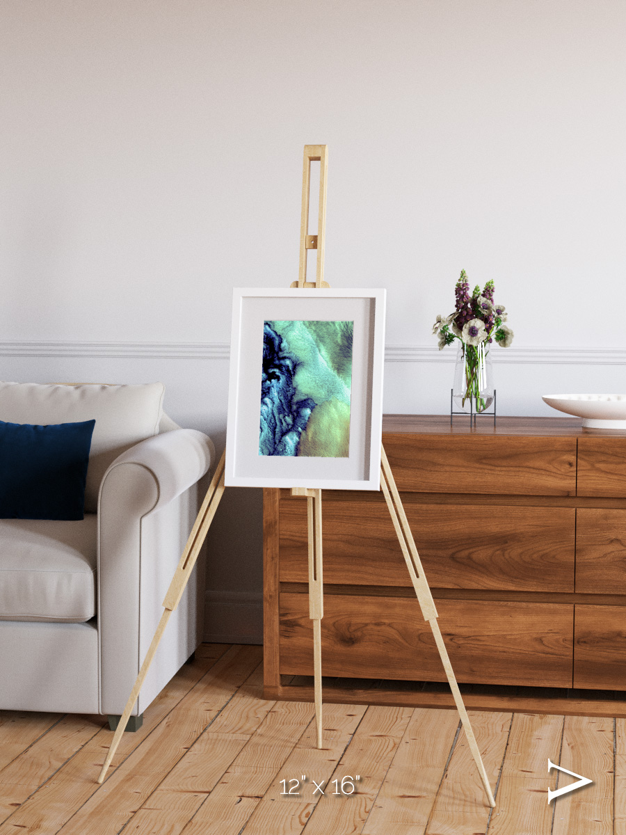 Shifting Skies, Aleutian Islands Framed & Mounted Print