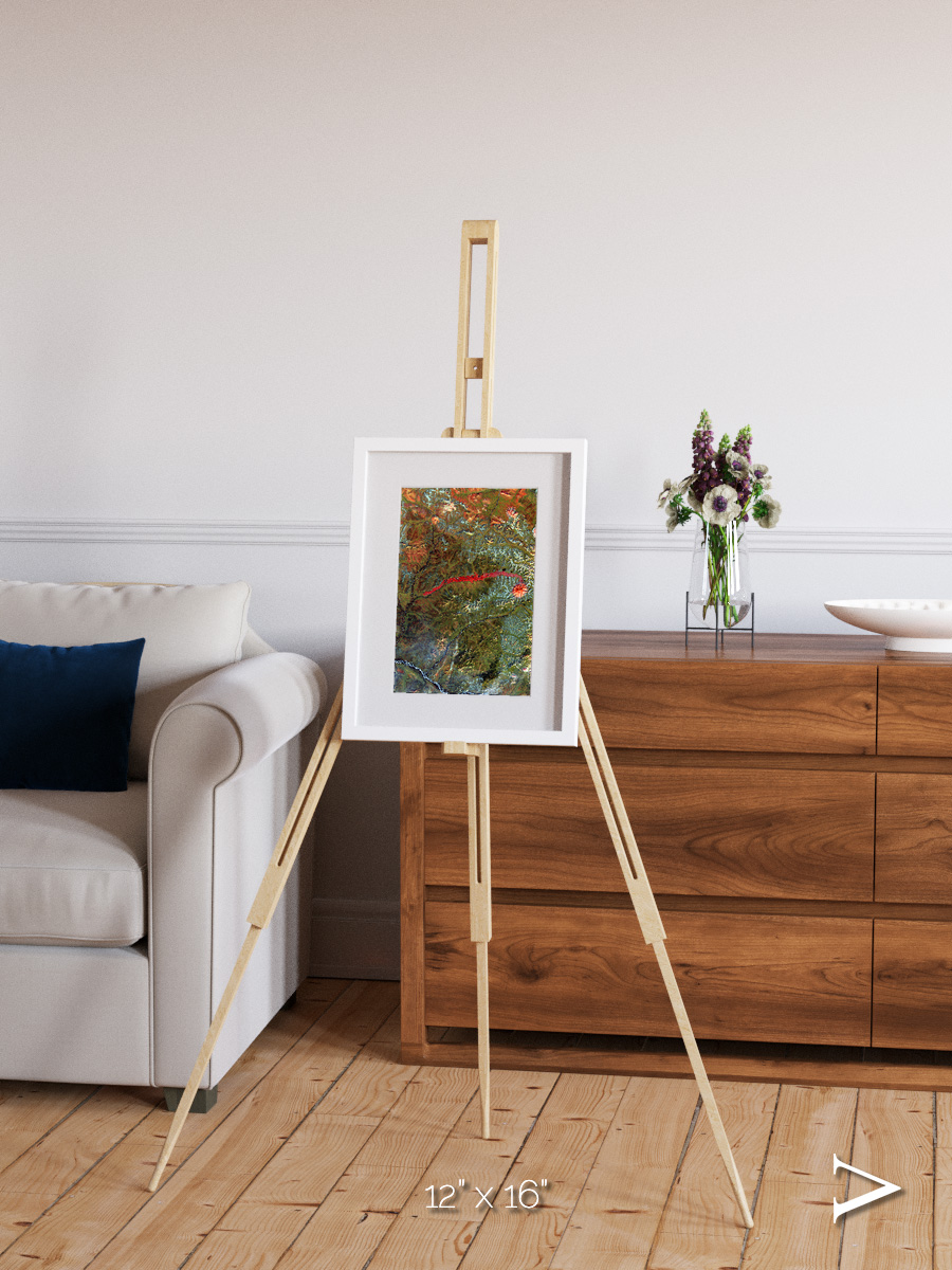 Ash and Stone, Anyuyskiy Volcano Framed & Mounted Print