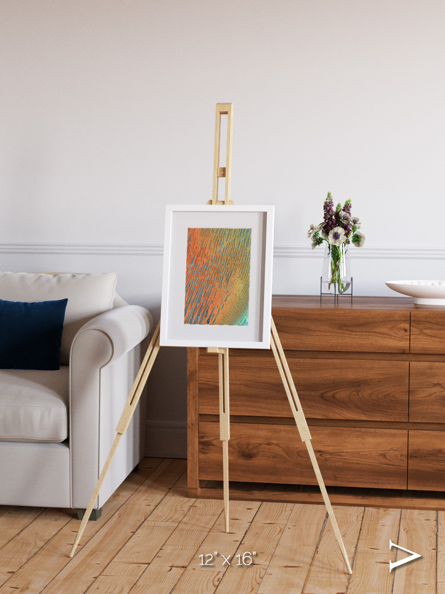 Windwritten Sands, Erg Chech Framed & Mounted Print