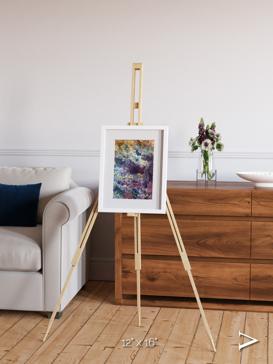 River and Plain, Ghadamis River Framed & Mounted Print