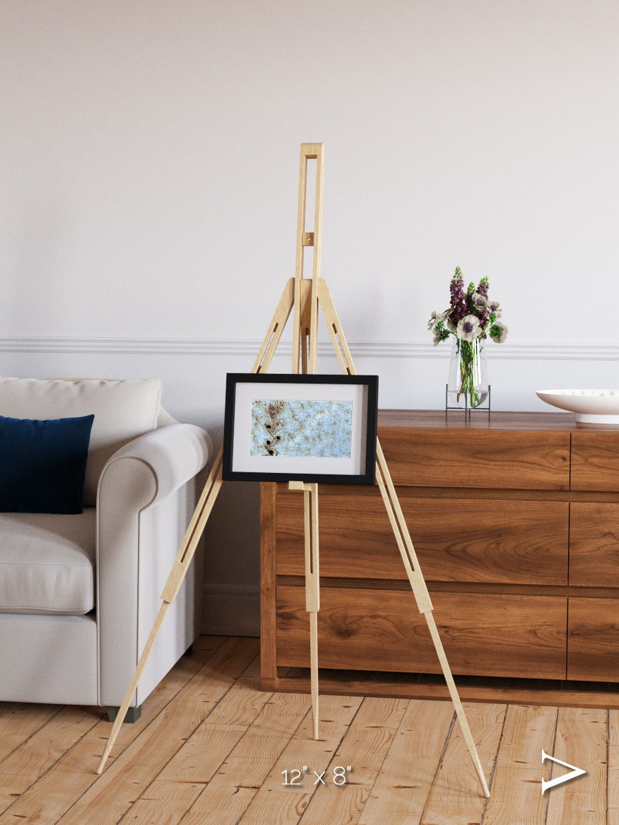 Wind Signatures, Karman Vortices Framed & Mounted Print