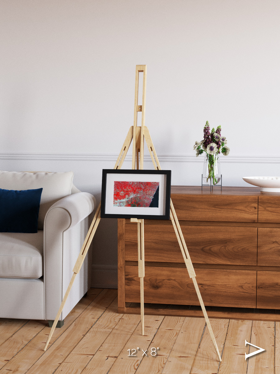 Painted Archipelago, Mt Etna Framed & Mounted Print