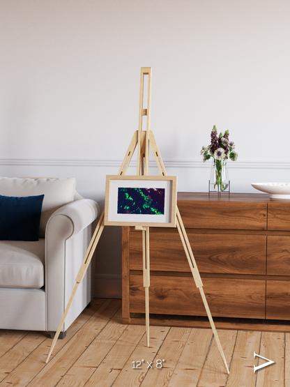 Patterned Ground, Great Barrier Reef Framed & Mounted Print