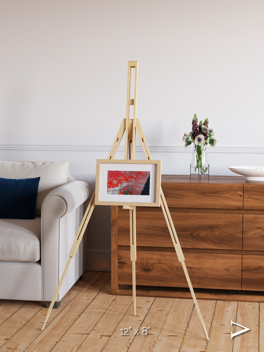 Painted Archipelago, Mt Etna Framed & Mounted Print