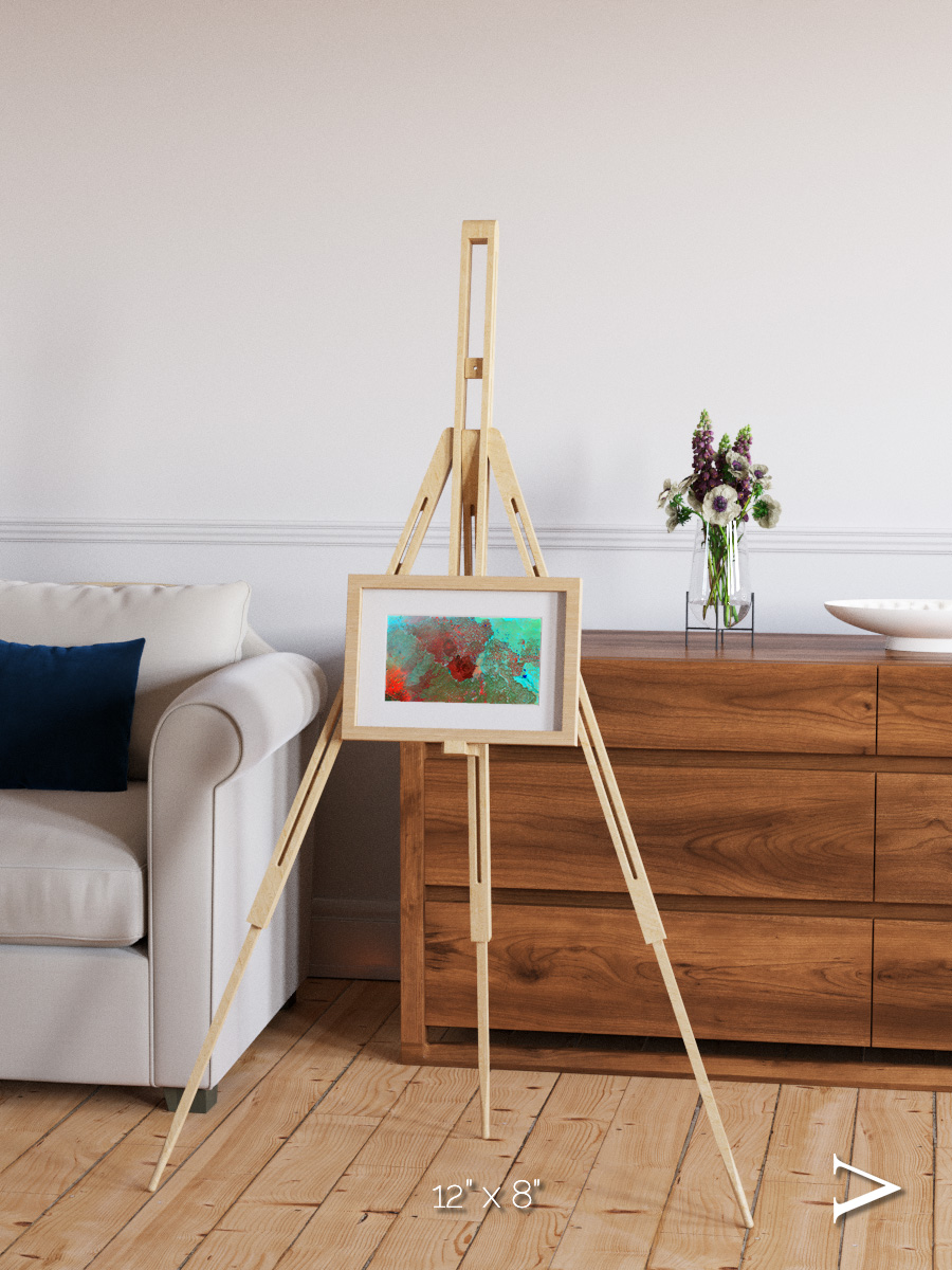 Shifting Dunes, The Syrian Desert Framed & Mounted Print