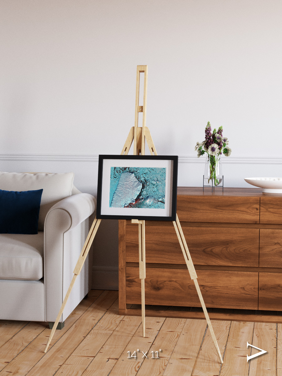 Island Sanctuary, Akpatok Island Framed & Mounted Print