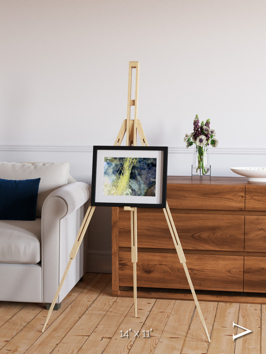 Shifting Sands, Algerian Abstract Framed & Mounted Print