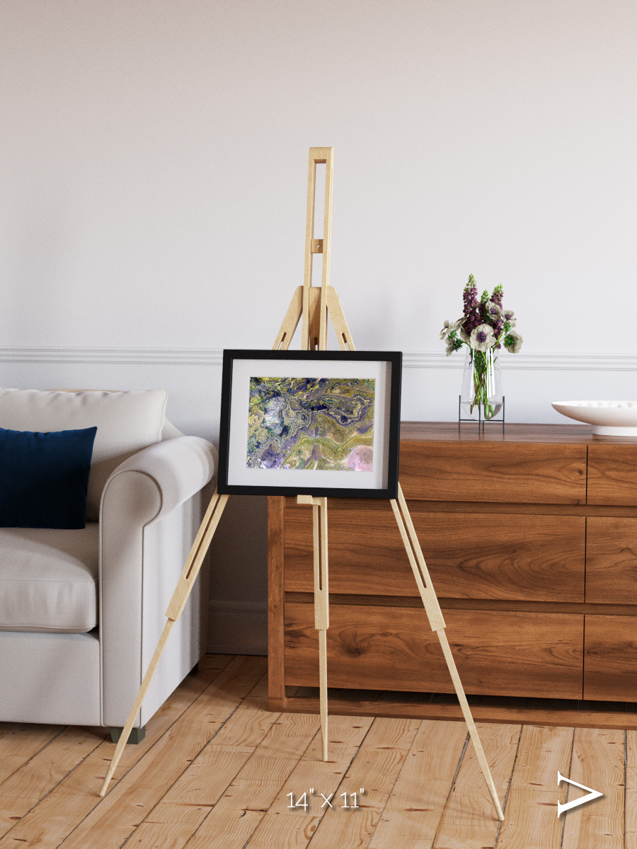 Mineral Horizons, Anti-Atlas Framed & Mounted Print